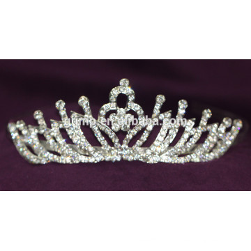 Fashion factory wedding crystal tiara bridal rhinestone crowns